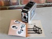Brownie Kodachrome movie camera, manual included