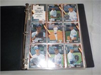 Binder with 6 Sets of Myrtle Beach Blue Jays cards
