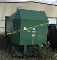 40 yard covered rolloff compactor box