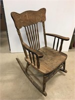 Antique rocking chair for restoration