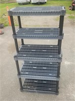 5 Tier Plastic Shelf. Looks to be Slightly