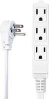 Flat Multi Outlet Extension Cord