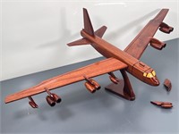B-52 Wood Model Plane