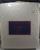 NEW IN PACKAGE QUEEN SIZE QUILT IVORY