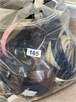 LARGE BAG OF BELTS, ALL SIZES