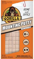 Gorilla Mounting Putty, Non-Toxic Hanging Adhesive