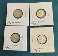 4 X 1967 TEN CENT