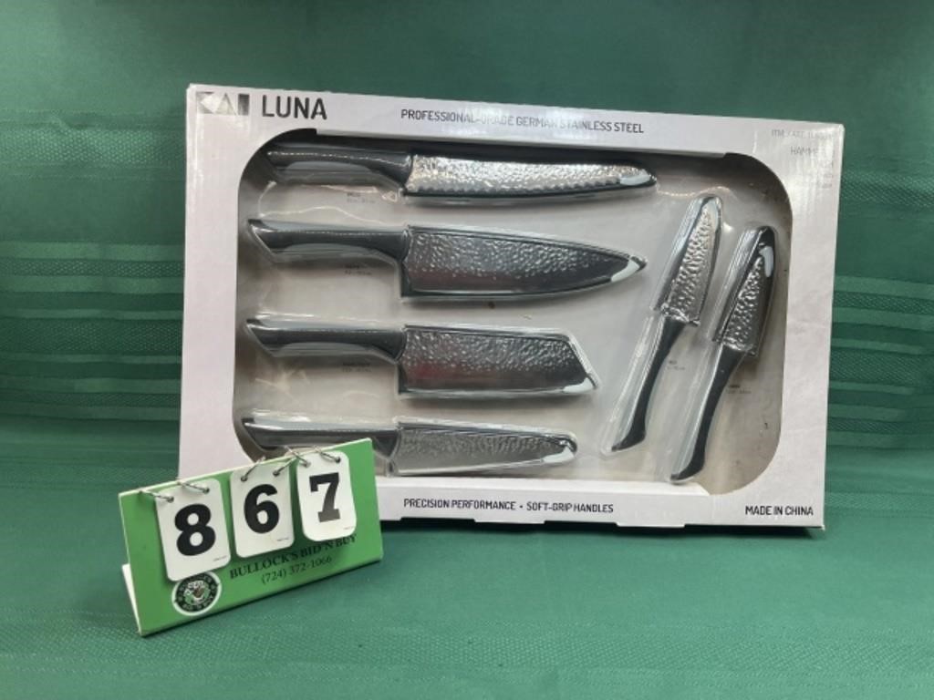 NEW - Luna German Steel Knife Set