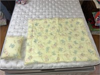 Homemade Baby Quilt & Pillow #95