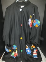1980'S SILKSCAPES PEOPLE OF THE WORLD JACKET
