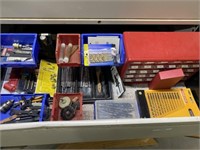 Drawer of Misc. Drill Bits