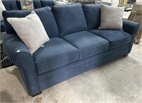 Navy Blue Upholstered Sofa Model Home!!