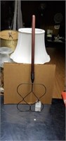 Metal and wood rug beater