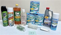 Various Cleaning Supplies, Clothes, & More