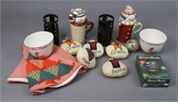 Assorted Christmas Decorative Collectibles