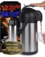 STAINLESS STEEL THERMAL COFFEE CARAFE - INSULATED