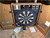 GAME LIFE ELECTRONIC DART BOARD AND CABINET