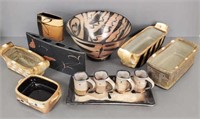 Collection of studio pottery ceramics - most