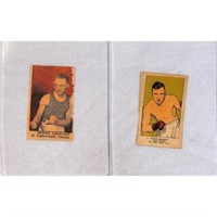 (2) Circa 1900 Boxing Strip Cards