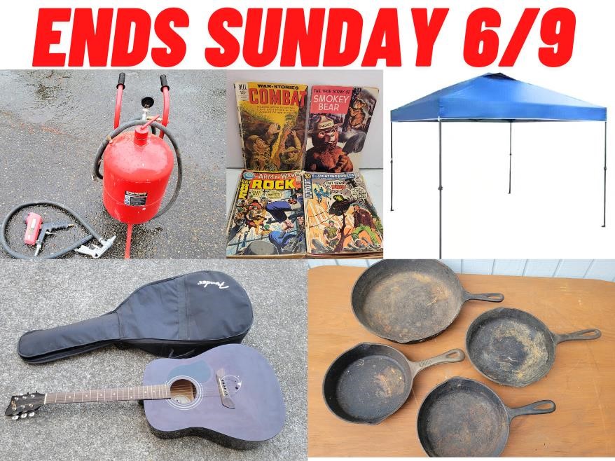 June 9th - Tools, Collectibles, Agates, Home Goods & More!