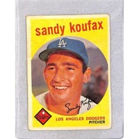 1959 Topps Sandy Koufax Card