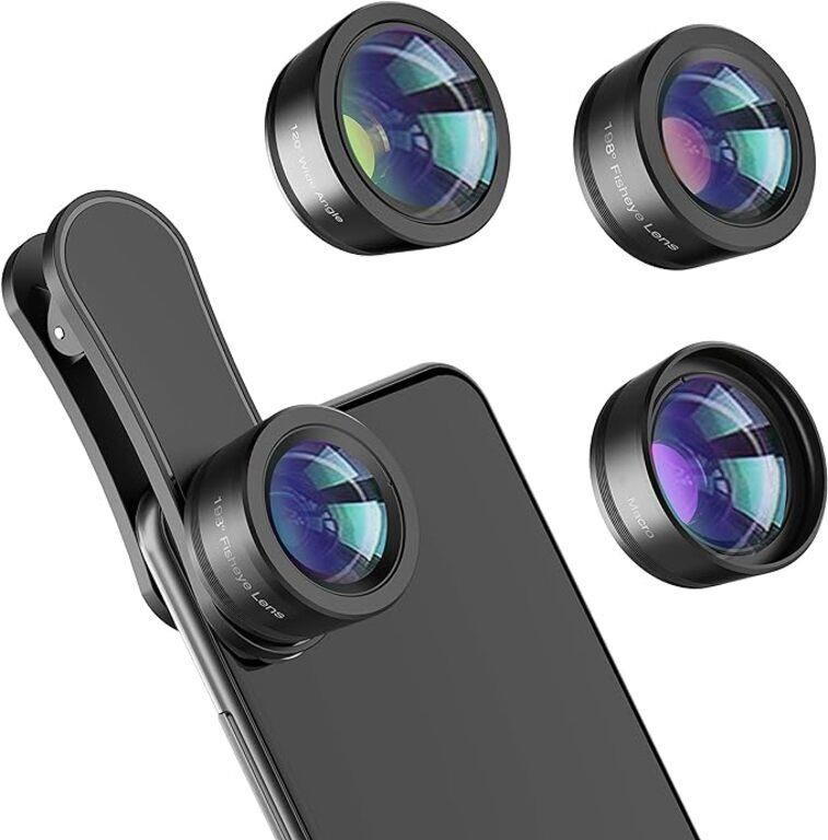 Upgraded 3 in 1 Phone Camera Lens kit-198°