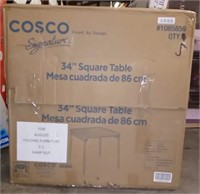 Cosco 34" square table