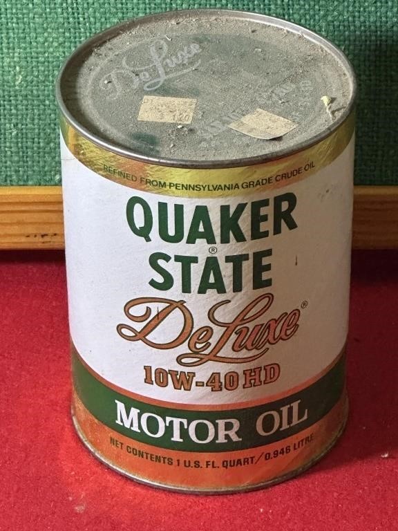 Unopened Quart of Quaker State Motor Oil