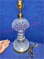 Gorgeous Waterford Crystal Table Lamp #2