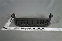Collins cast iron implement tool box
