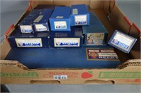 Lot Blue Grass small tool boxes