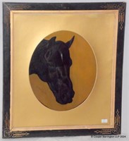 J  F Herring, Sen.Study of a Black Horse's Head