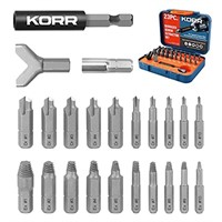 KORR Tools KIBPP030 23pc Screw Extractor Set