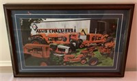 "Orange Gathering" AC Asst Tractor Farm Print