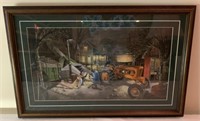 "At Day's End" AC WD45 Tractor Farm Print