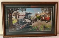 "Double Header" AC Tractor Farm Print