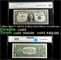 **Star Note** 1957A $1 Blue Seal Silver Certificat