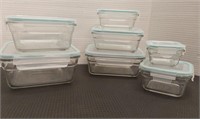 Glasslock glass storage containers w/ glasslock