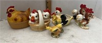 Chicken salt and pepper shakers and more