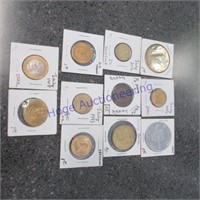 Assorted tokens