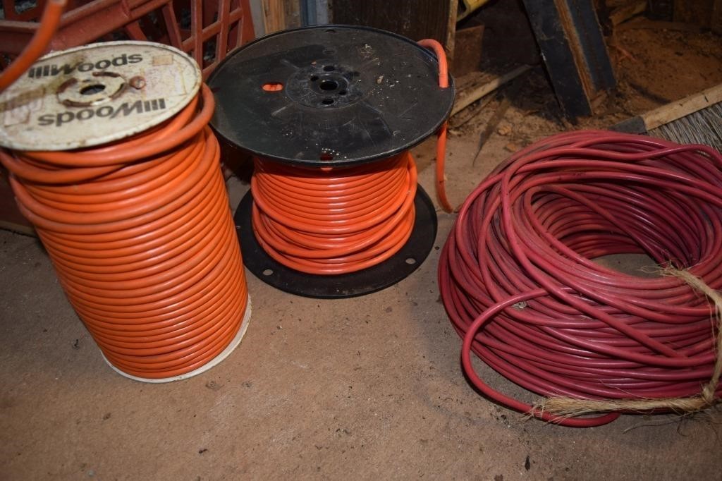3 Rolls of Electrical Wire