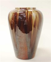 Bendigo Pottery large glazed table vase