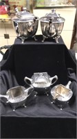Antique Reed & Barton Tea Set Silver Plated