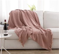 Simple&Opulence Cotton Muslin Throw Blanket for