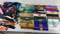 Lrg Collection Of Women’s Expandable Belts