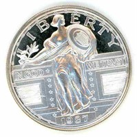 Silver 1 oz Round - 1987 Standing Liberty Quarter