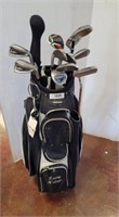 OCEAN PALMS GOLF BAG W/ ASSORTED CLUBS