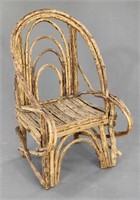CHILD'S BENTWOOD RUSTIC ARMCHAIR