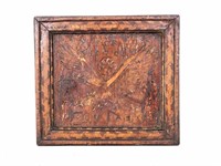 WWII PARQUETRY EAGLE PLAQUE