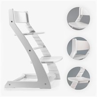 New $208 Wooden High Chair(White)